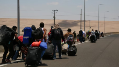 البيرو تعلن حالة الطوارئ على حدود تشيلي لمدة 60 يوماً