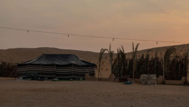 التخييم في الحدود الشمالية: سياحة شتوية وطبيعة خلابة