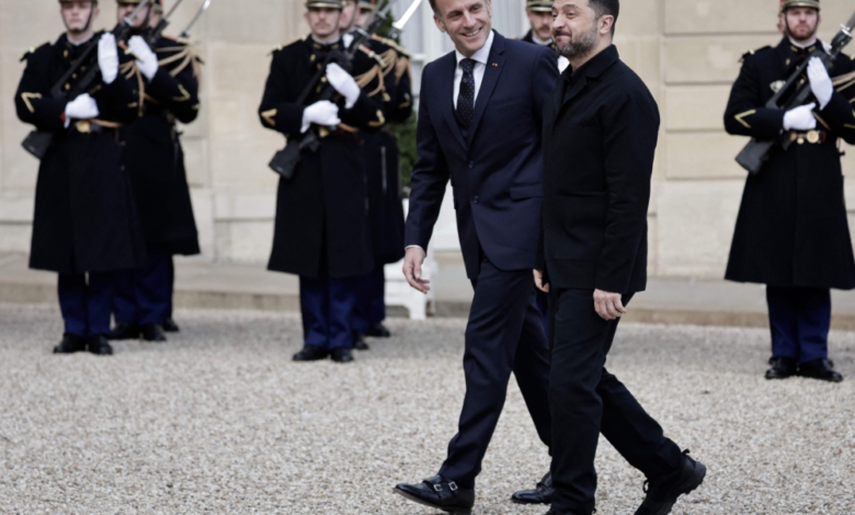 Zelensky and Macron: Crucial talks in Paris on the peace plan