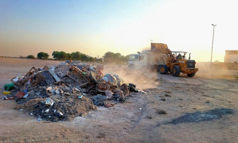 نتائج حملة بلدية قرية العليا: إزالة مخلفات وصيانة حدائق