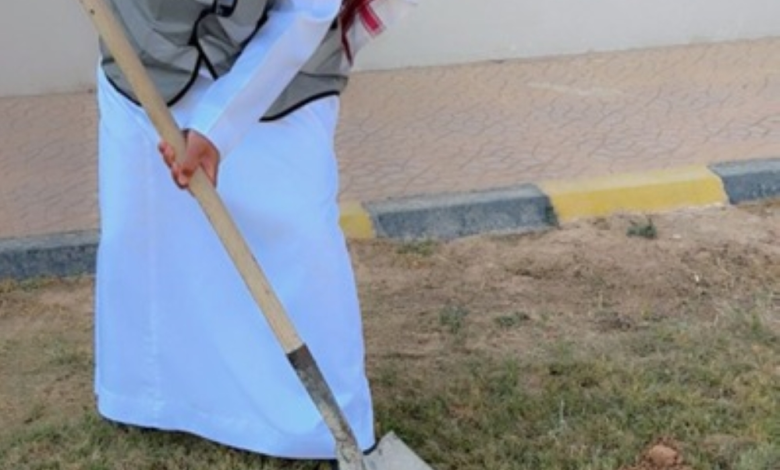 بلدية الرفيعة تغرس 250 شجرة في الشيحية ضمن مبادرة السعودية الخضراء