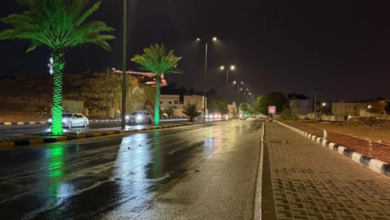 طقس السعودية: أمطار غزيرة وسيول على الجوف حتى الأحد