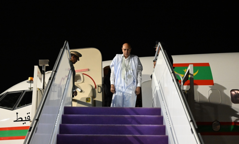 الرئيس الموريتاني يصل المدينة المنورة لزيارة المسجد النبوي