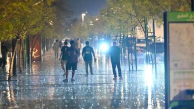 طقس خيبر والمدينة: أمطار وصواعق رعدية وتنبيهات الأرصاد