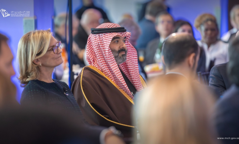 السواحة يبحث التعاون الرقمي والذكاء الاصطناعي بالأمم المتحدة