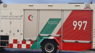 الهلال الأحمر يرفع جاهزيته لأمطار الرياض: 134 فرقة إسعافية