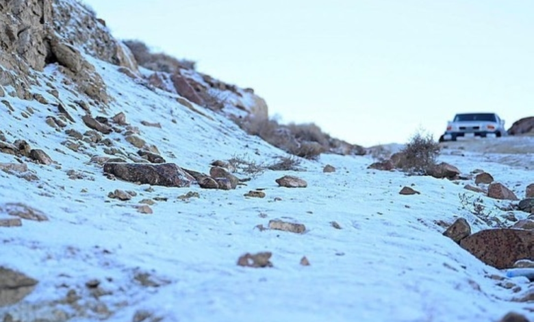 ثلوج تبوك اليوم: توقعات الأرصاد وحالة الطقس حتى 8 مساءً