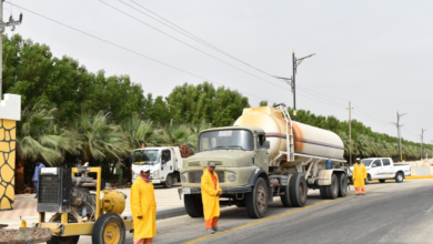 بلدية مليجة تسحب 828 متر مكعب من مياه الأمطار وتؤمن الطرق