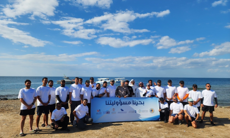 The "Our Sea, Our Responsibility" initiative was launched to clean the Red Sea in Jeddah