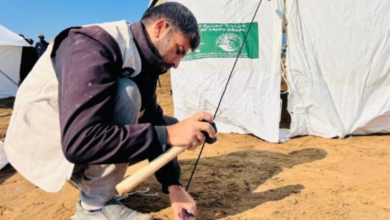 مخيم سعودي جديد في غزة: مركز الملك سلمان يؤوي مئات الأسر