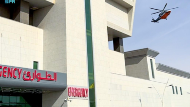 الإسعاف الجوي ينقذ مصابين في نفود النبقية بالقصيم