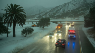 عاصفة كاليفورنيا: إجلاء وتحذيرات من فيضانات مدمرة