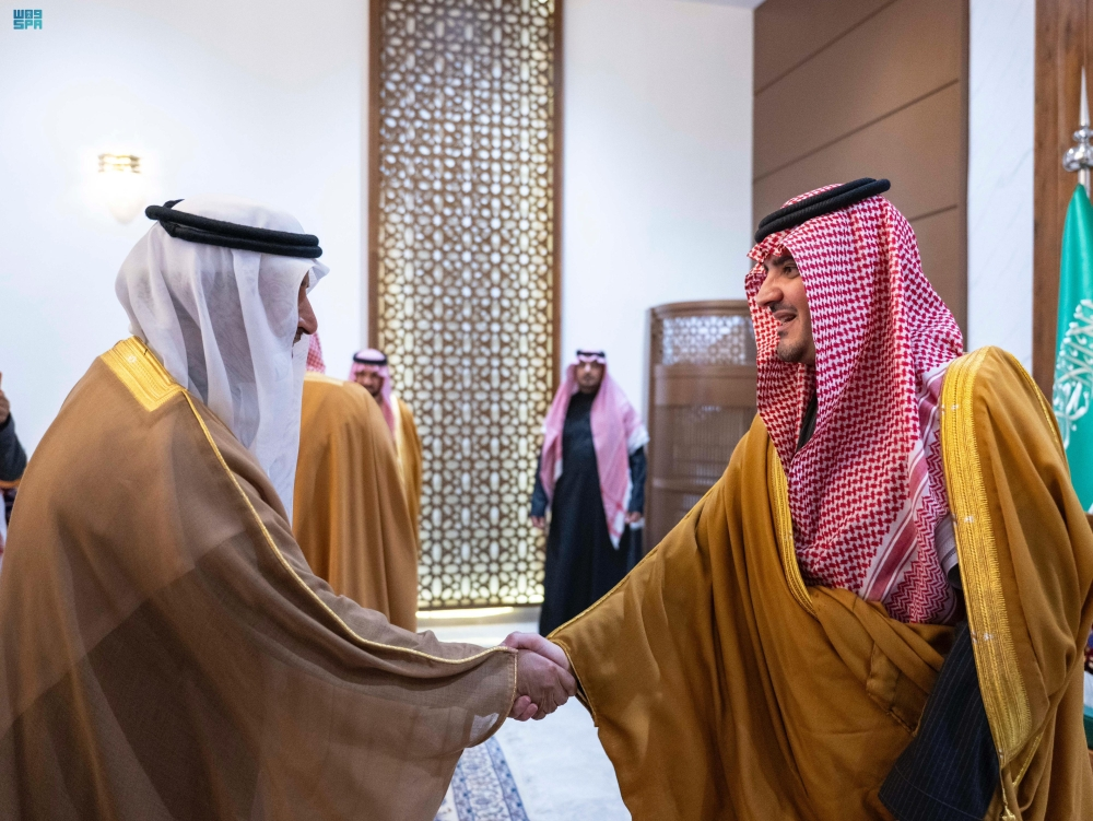 جانب من لقاء وزير الداخلية وأمير منطقة الجوف