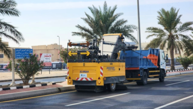 بلدية الخفجي ترفع 8670 مترًا من المخلفات وتعالج آثار الأمطار