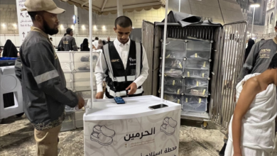 مبادرة نقل الأحذية بالمسجد الحرام: حل ذكي لإنهاء التكدس