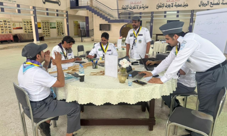 ختام دراسة الشارة الخشبية بنجران وتأهيل 40 قائداً كشفياً