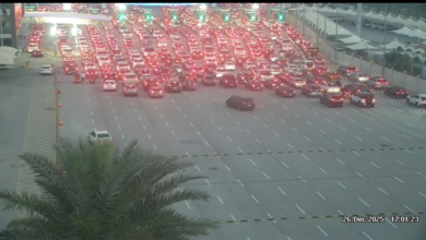 زحام جسر الملك فهد اليوم: زمن العبور للسعودية يقفز لـ 40 دقيقة