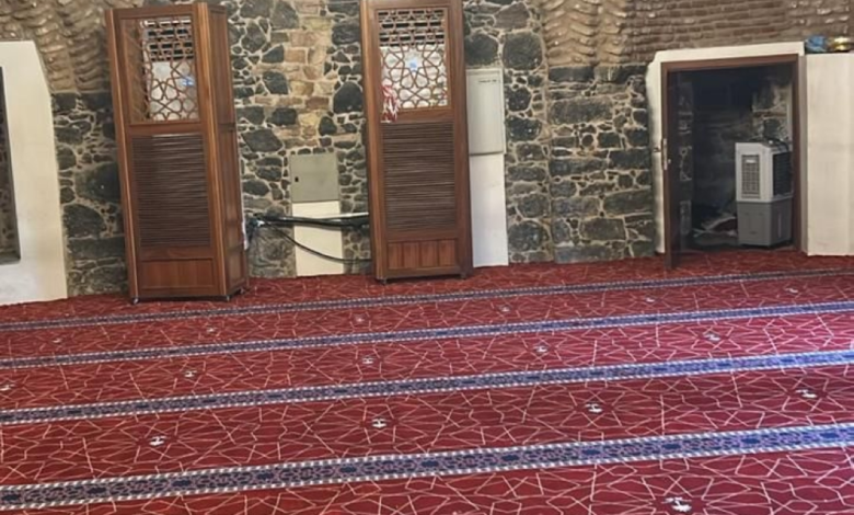 فرش مساجد المدينة التاريخية بـ 6 آلاف متر سجاد فاخر