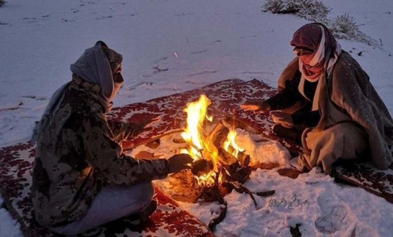 الأرصاد: موجة باردة وصقيع يضرب 5 مناطق سعودية