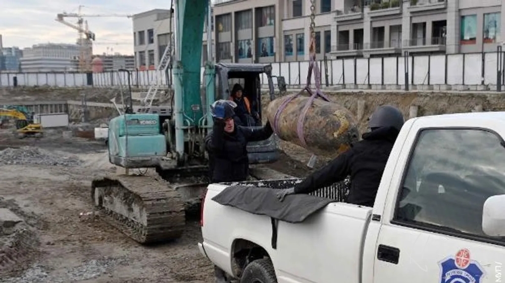 إزالة قنبلة من الحرب العالمية الثانية تزن 470 كيلوجرامًا من ورشة في بلجراد