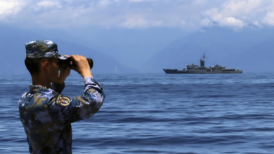 الصين تعلن مناورات عسكرية حول تايوان وتايبيه تحذر من التصعيد