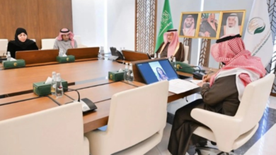 الربيعة يناقش دعم فلسطين إنسانياً مع وزيرة التنمية الاجتماعية