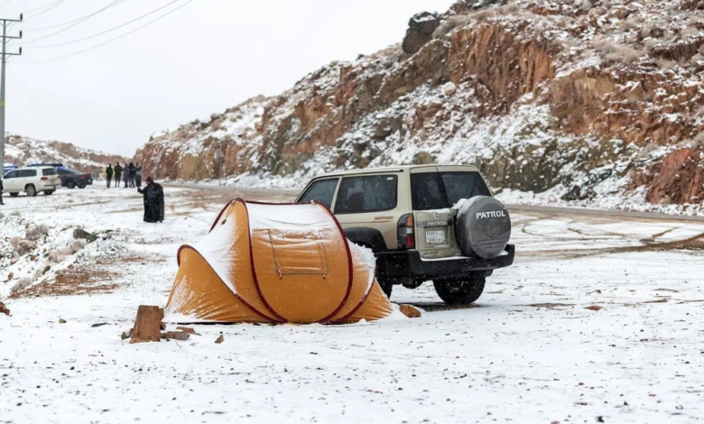 طقس السعودية اليوم: تبوك تسجل 4 درجات وتحذيرات من الغبار