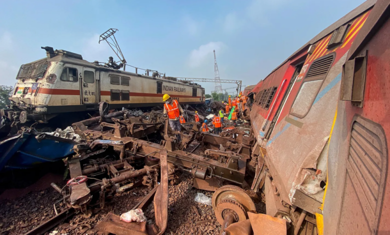 تصادم قطارين في الهند: إصابة 109 عمال بمشروع كهرومائي