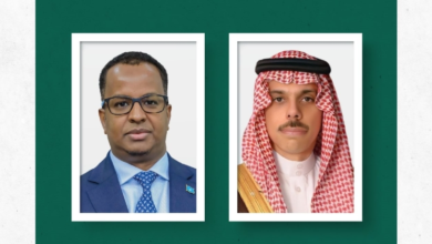 وزير الخارجية السعودي يؤكد دعم سيادة الصومال ووحدة أراضيه