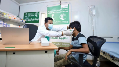 عيادات الملك سلمان للإغاثة تعالج 71 نازحاً في حجة اليمنية