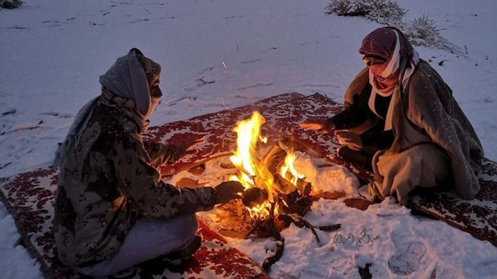 Temperature drop in Saudi Arabia - Northern weather