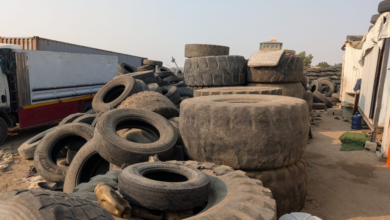 أمانة جدة تضبط مواقع تخزين إطارات مخالفة جنوب المحافظة