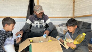 مساعدات السعودية لغزة: توزيع سلال غذائية جديدة للنازحين