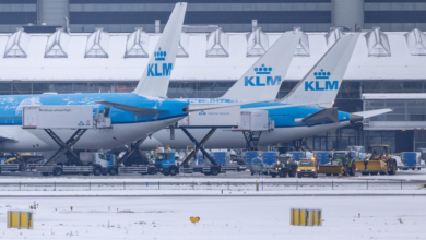 Snow paralyzes Amsterdam airport: 700 flights canceled and chaos ensues