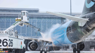 إلغاء رحلات جوية في باريس بسبب الثلوج.. تفاصيل العاصفة النادرة