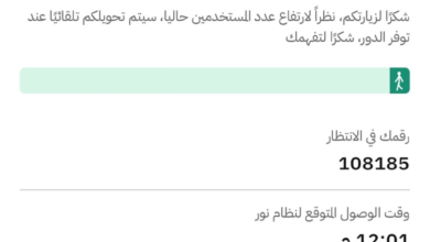 نظام نور يُفعّل قوائم الانتظار تزامناً مع إعلان النتائج