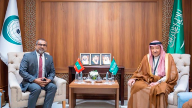 السعودية والمالديف تبحثان تعزيز العلاقات وتطورات المنطقة