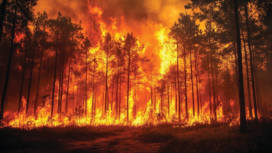 حرائق جنوب أفريقيا تدمر آلاف الهكتارات والمنازل بكيب الغربية