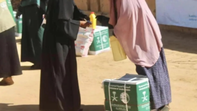 King Salman Relief Center distributes food baskets in Berber, Sudan