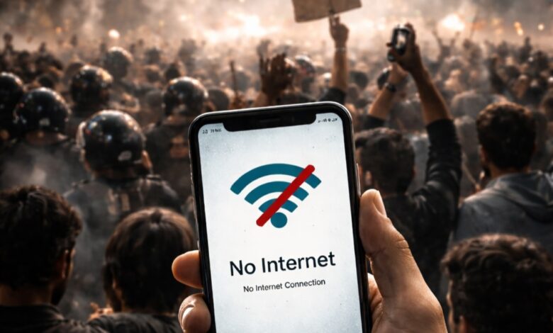 قطع الإنترنت في إيران: عزلة رقمية وتداعيات الاحتجاجات