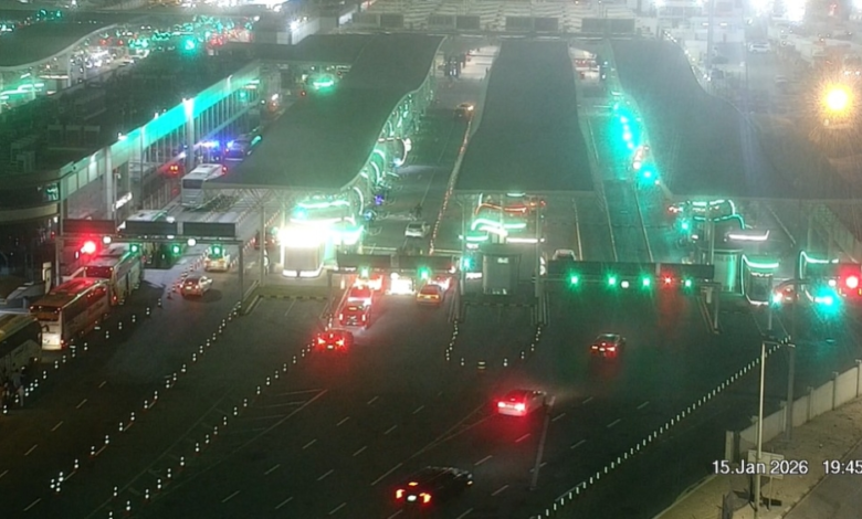 زحام جسر الملك فهد: زمن العبور 69 دقيقة وتفاصيل الحركة المرورية
