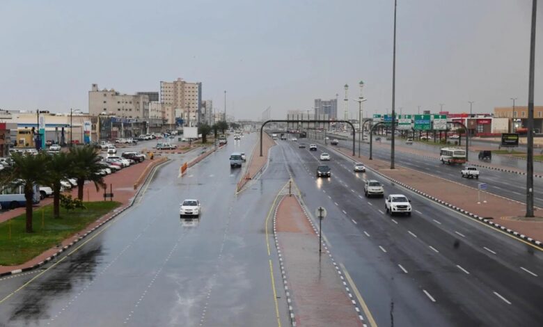 Today's weather in Saudi Arabia (Saturday): Rain, fog, and active winds