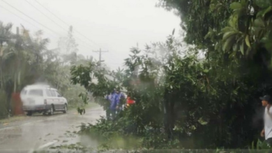 Two people killed in a landslide in the Philippines caused by Typhoon Ada