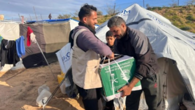 مركز الملك سلمان للإغاثة يواصل توزيع السلال الغذائية في خانيونس