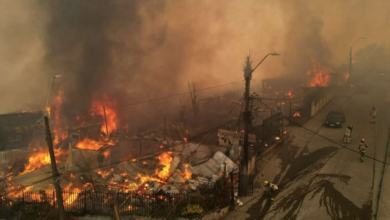 حرائق تشيلي: دمار واسع وإعلان الطوارئ بعد مقتل 19 شخصاً