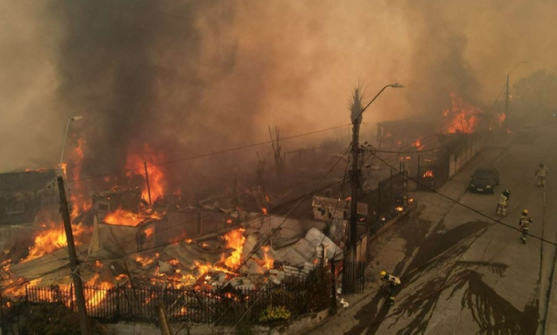 Chile wildfires: Widespread destruction and a state of emergency declared after 19 people are killed