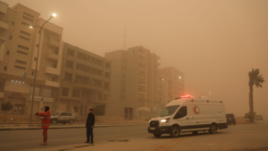 عاصفة ليبيا: مصرع شخصين وحظر تجوال لسوء الأحوال الجوية