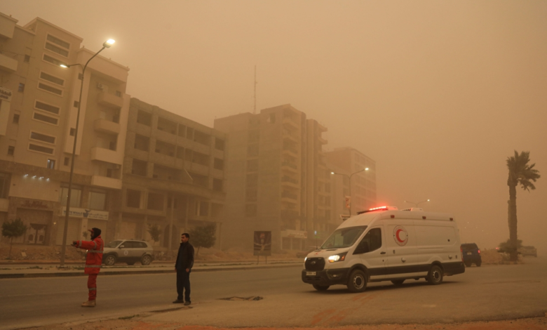 عاصفة ليبيا: مصرع شخصين وحظر تجوال لسوء الأحوال الجوية