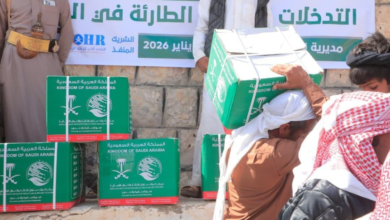 King Salman Relief Center distributes 2,700 food baskets in Hadramawt