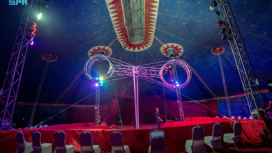 السيرك العالمي في رالي حائل 2026: عروض ترفيهية عالمية